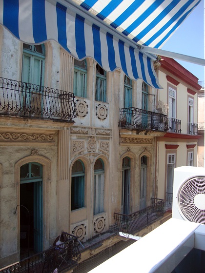 'Balcony of bedroom 1' Casas particulares are an alternative to hotels in Cuba.